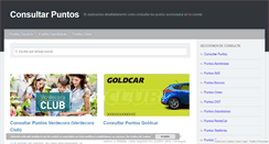 Desktop Screenshot of consultarpuntos.com